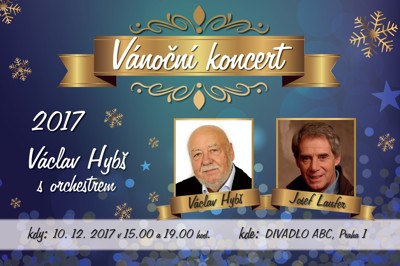 Vánoční koncert 2017 Orchestru Václava Hybše