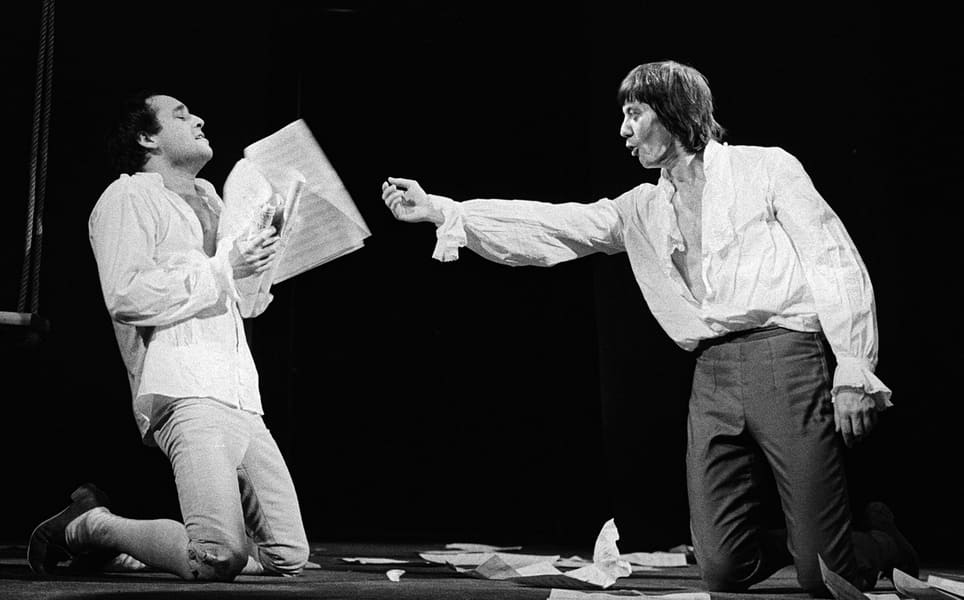 Amadeus, 1982, V. Preiss a B. Rösner / Foto: M. Poš